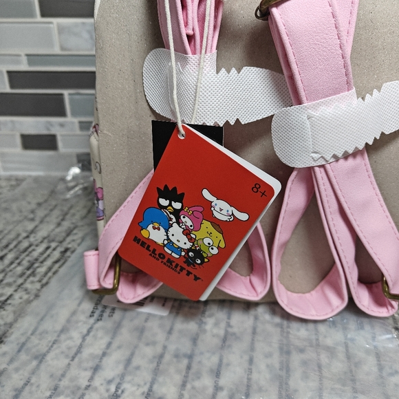 Loungefly Hello Kitty And Friends Bestie Hearts Mini Backpack (Light pink) - Picture 6 of 11